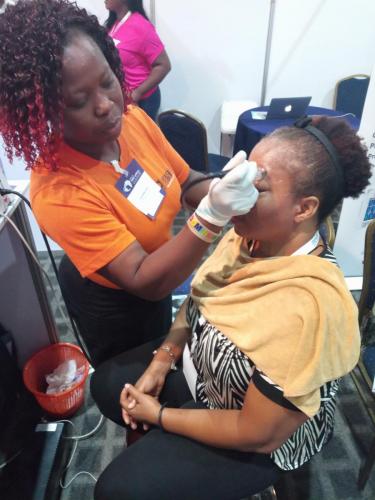 Biboting at Beauty West Africa Conference 2018